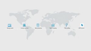 How long does HDFC Bank take to credit international payments?