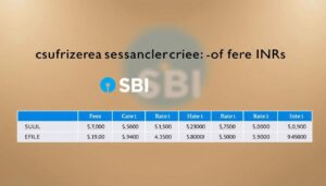 SBI charges for currency conversion (USD to INR)