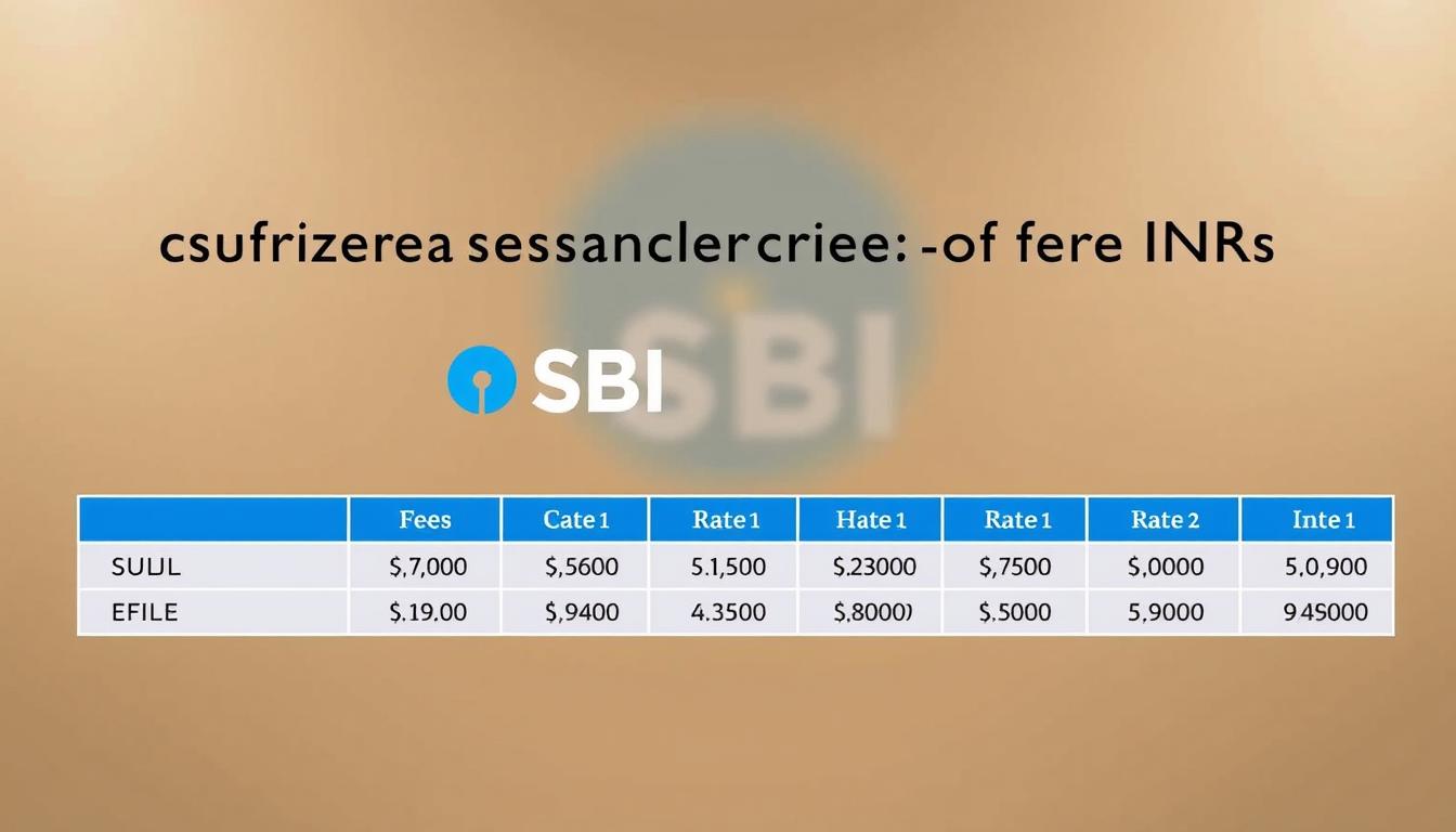 SBI charges for currency conversion (USD to INR)